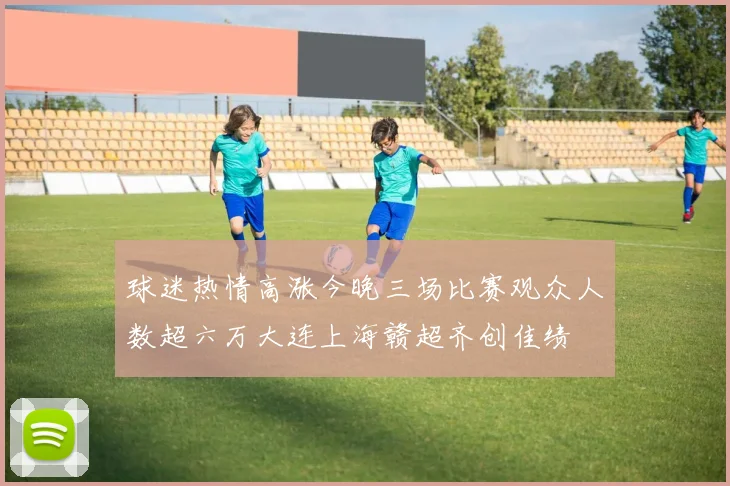 球迷热情高涨今晚三场比赛观众人数超六万大连上海赣超齐创佳绩